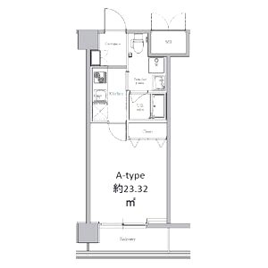 エルプレイス東三国の間取り図