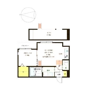 サクラティアラの間取り図