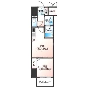 レオンコンフォート本町東IIの間取り図