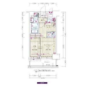 プレサンス塚本ベラビィの間取り図