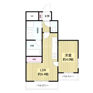 プレジオ都島の間取り図