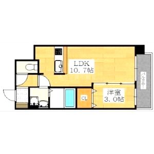 シスイル長居の間取り図