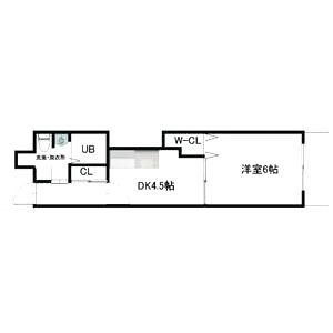 ラ・フォーレ天満橋の間取り図