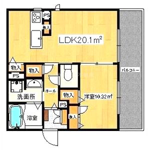 ウィズ ワンの間取り図