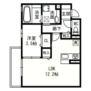 フォレストファンの間取り図