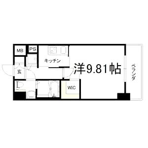エスリード福島リバーフロントの間取り図