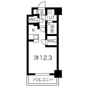 エスリード福島リバーフロントの間取り図