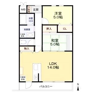 Zerbino Aの間取り図