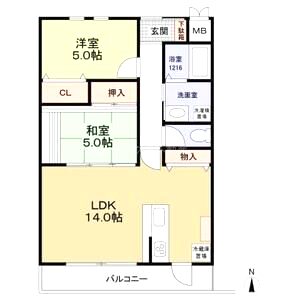 Zerbino Aの間取り図