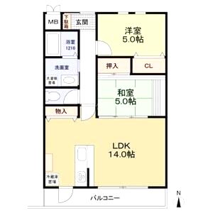 Zerbino Aの間取り図