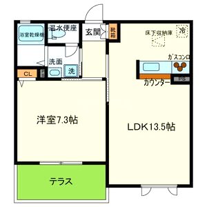 パルファンヴィラーチェの間取り図