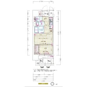 プレリスNEO大阪十三エルヴィオンの間取り図
