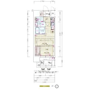 プレリスNEO大阪十三エルヴィオンの間取り図