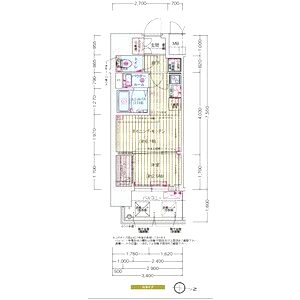 プレリスNEO大阪十三エルヴィオンの間取り図