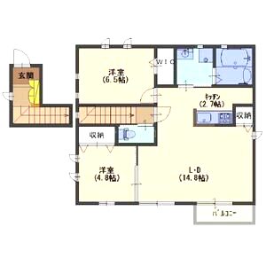 リベルテ清荒神の間取り図