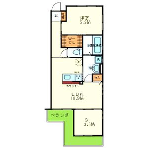 サイプレス北巽の間取り図