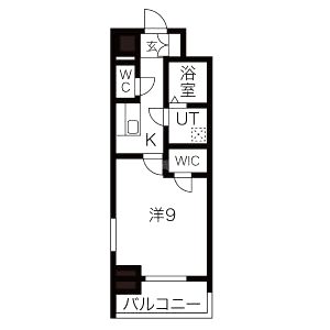 エストーネ江坂の間取り図