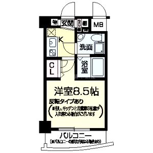 セレニテ甲子園Iの間取り図