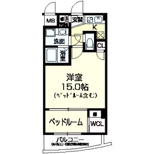 セレニテ甲子園Iの間取り図