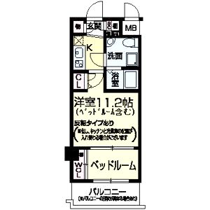 セレニテ甲子園Iの間取り図