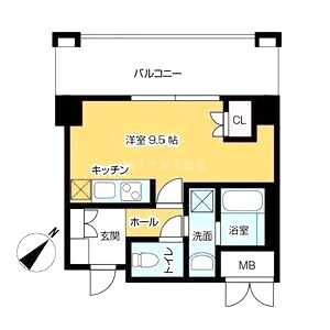 パークナードフィット吹田健都の間取り図