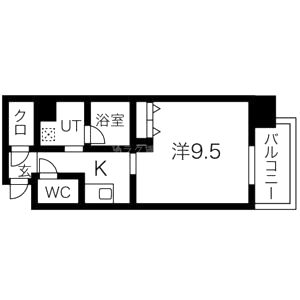 ジョイシティ二条城前の間取り図