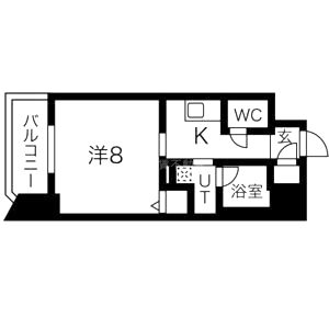 ジョイシティ二条城前の間取り図