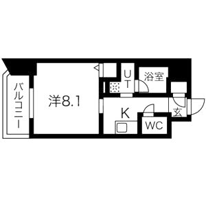 ジョイシティ二条城前の間取り図