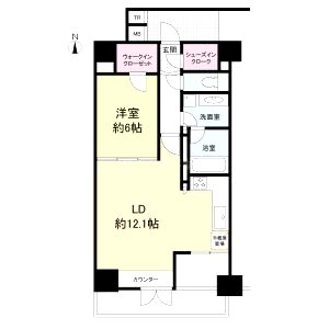 プライムアーバン堺筋本町の間取り図