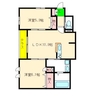 Maison de PLAISIRの間取り図