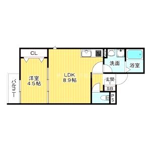 H and P緑地公園の間取り図