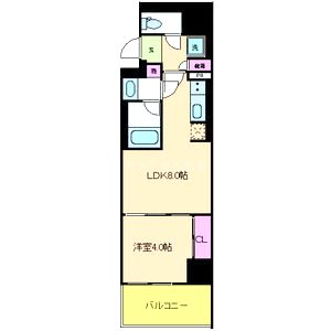 ピジェ ブラン守口の間取り図