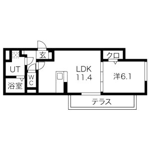 リーブル・エールの間取り図