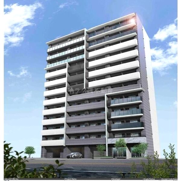 スワンズシティ中之島クロスの外観2枚目