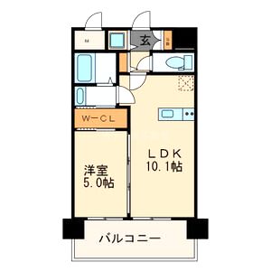 オルゴグラート森ノ宮東館の間取り図