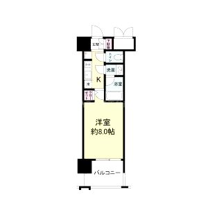 パークフラッツ江坂の間取り図