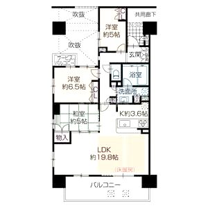 エスリード姫路の間取り図
