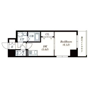 S-FORT福島EBIEの間取り図