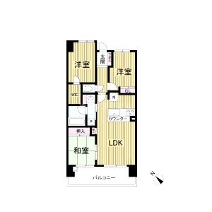 レジディア都島IIの間取り図