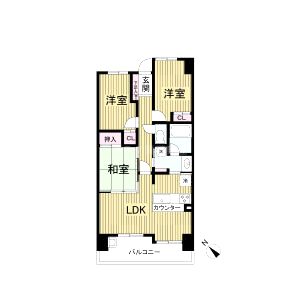 レジディア都島IIの間取り図