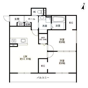 アイメゾン ドゥ シトラスの間取り図
