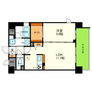 La CLochette de Ecrargeの間取り図