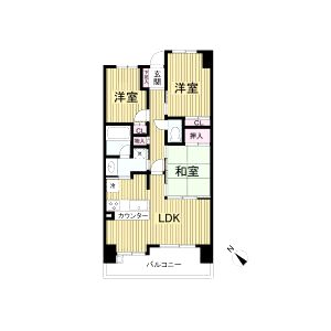 レジディア都島Iの間取り図