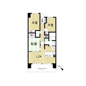 レジディア都島Iの間取り図