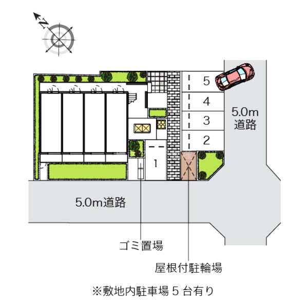 レオパレスプレンソレイユの室内写真1枚目