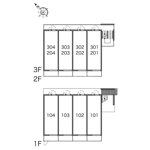 レオパレスプレンソレイユの室内写真2枚目