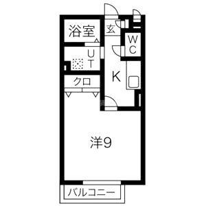 ディアコート一乗寺の間取り図