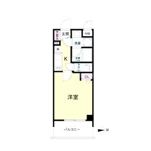 Metrosa南森町の間取り図