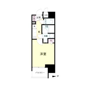 Metrosa南森町の間取り図