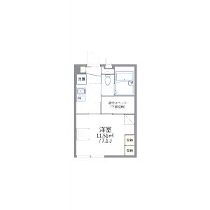 レオパレス北野の間取り図